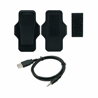 Kit velcro con cable de alimentacion para camara DrivePro Body Transcend