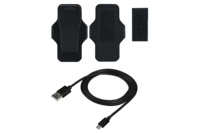 Kit velcro con cable de alimentacion para camara DrivePro Body Transcend