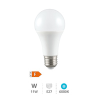 Lámpara LED estándar A60 11W E27 6000K                                                              