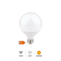 Lámpara LED globo G95 15W E27 3000K                                                                 