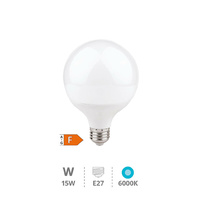 Lámpara LED globo G95 15W E27 6000K                                                                 