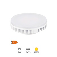 Lámpara LED tipo pastilla 7W GX53 4200K