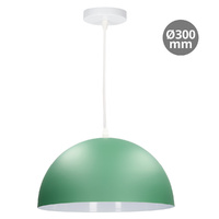 Lámpara de techo colgante Serie Abala E27 Ø300mm Verde