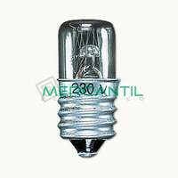 Lampara Incandescente E-14 3W para Mecanismo de Señalizacion LS990 JUNG