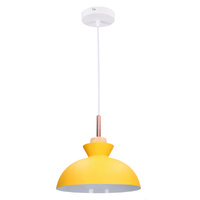 Lampara de techo colgante Serie Sompara E27 Ø280mm Amarillo