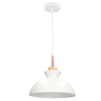 Lampara de techo colgante Serie Sompara E27 Ø280mm Blanco