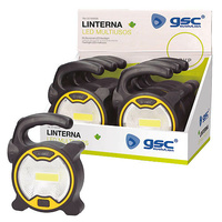 Linterna LED multiusos 3W COB + 1W SMD - 6uds caja exp