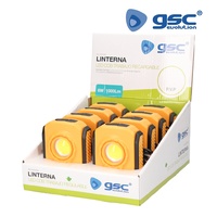 Linterna de trabajo LED COB 6W recargable - 1unid