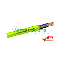 Manguera flexible libre de halógenos 4x0.75mm 300/500V H05Z1Z1-F CPR 100 metros