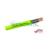 Manguera flexible libre de halógenos 5x0.75mm 300/500V H05Z1Z1-F CPR 100 metros