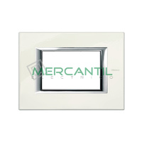 Marco Embellecedor Rectangular Axolute BTICINO - Color Blanco Limoges