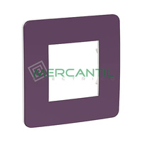 Marco Embellecedor Universal Soporte Blanco Studio Color New Unica SCHNEIDER ELECTRIC - Color Violeta