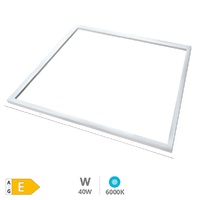 Marco empotrable panel LED Reteta 40W 6000K Blanco