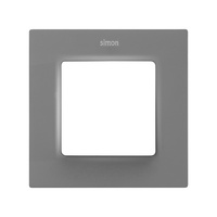 Marco para 1 elemento gris Simon 82 Concept