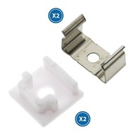 Pack 2 Tapones y 2 grapas para Perfil LM3709