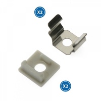 Pack 2 Tapones y 2 grapas para Perfil LM3743