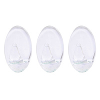 Pack 3 Perchas adhesivas Transparentes