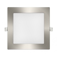 Panel LED Cuadrado Niquel 12W CCT