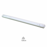 Pantalla estanca para 2 tubos LED T8 120cm