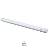 Pantalla estanca para 2 tubos LED T8 150cm