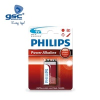 Pila alkalina PHILIPS 9V Blíster 1 Ud.