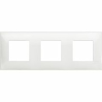 Placa embellecedora Classia de color Blanco - 2 x 3 módulos