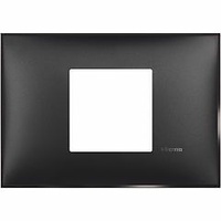 Placa embellecedora Classia de color Dark - 2 módulos centrados