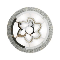 Plafón Decorativo LED Circle Flower Silver - DSC  CCT