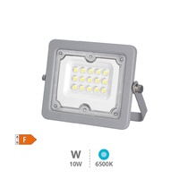 Proyector aluminio LED 10W 6500K IP65 Gris