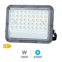 Proyector aluminio LED Belinta 100W 6500K IP65 Negro