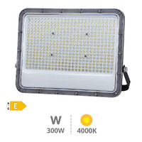 Proyector aluminio LED Belinta 300W 4000K IP65 Negro