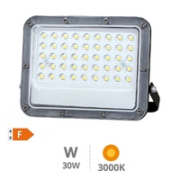 Proyector aluminio LED Belinta 30W 3000K IP65 Negro