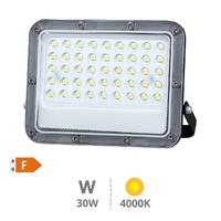 Proyector aluminio LED Belinta 30W 4000K IP65 Negro