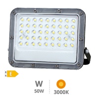 Proyector aluminio LED Belinta 50W 3000K IP65 Negro