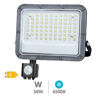 Proyector aluminio LED Belinta con sensor 50W 6500K IP65 Negro