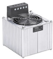 Resistencia calefactora en aluminio con ventilador. NTL1500. 1000W. 45m3/h. 120/230V AC