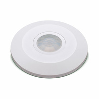 Sensor ultra fino de superficie 360º 6m blanco IP20 Luceco