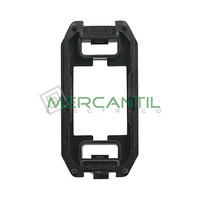 Soporte para Conectores Informaticos RJ45 Keystone AMP 1 Modulo Zenit NIESSEN