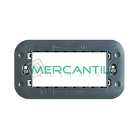 Soporte para Placas Rectilineas y Elipticas 4 Modulos Axolute BTICINO - Fijacion por Tornillos