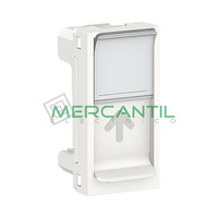 Tapa de Recambio para Base RJ45 Keystone 1 Modulo New Unica SCHNEIDER ELECTRIC