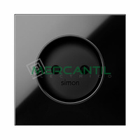 Tapa para Base de Enchufe Bipolar SIMON 100 - Color Negro mate