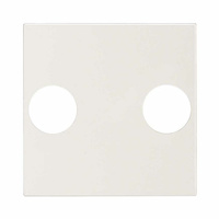 Tapa para Toma R-TV+Sat Simon 270 Color Blanco