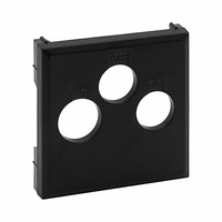 Tapa para base de televisión R-TV/SAT negro mate Niloé Step Legrand