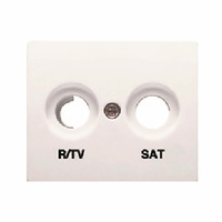 Tapa para toma de television R/TV-SAT Iris BJC - color blanco