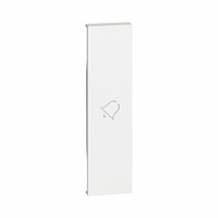 Tecla iluminable simbolo campana para mecanismos 1 módulo blanco Living Now Bticino