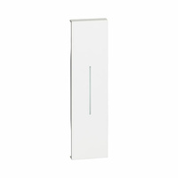 Tecla para pulsador iluminable 1 módulo blanco Living Now Bticino