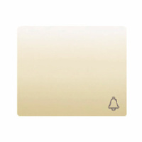 Tecla pulsador simbolo timbre Iris BJC - color beige