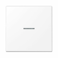 Tecla simple con visor para pulsador KNX 1 fase blanco alpino mate LS990 Jung