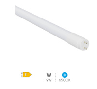 Tubo T8 LED cristal 60cm 9W 6500K