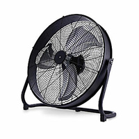 Ventilador metálico suelo 120W 55cm negro GSC